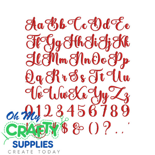 Beachcomber Embroidery Font (BX Included) - Image 2