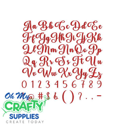 Beachside Embroidery Font (BX Included) (FL) - Image 2