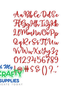 Alternative view of Amaryllis Aria Embroidery Font (BX Included)