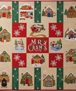 Santa’s Village Wall Hanger Block Club – A Whimsical Holiday Stitch-Along!