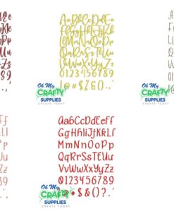 Pie Font Bundle Set Embroidery Font (BX Included)