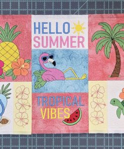 ITH Flamingo Table Runner Design