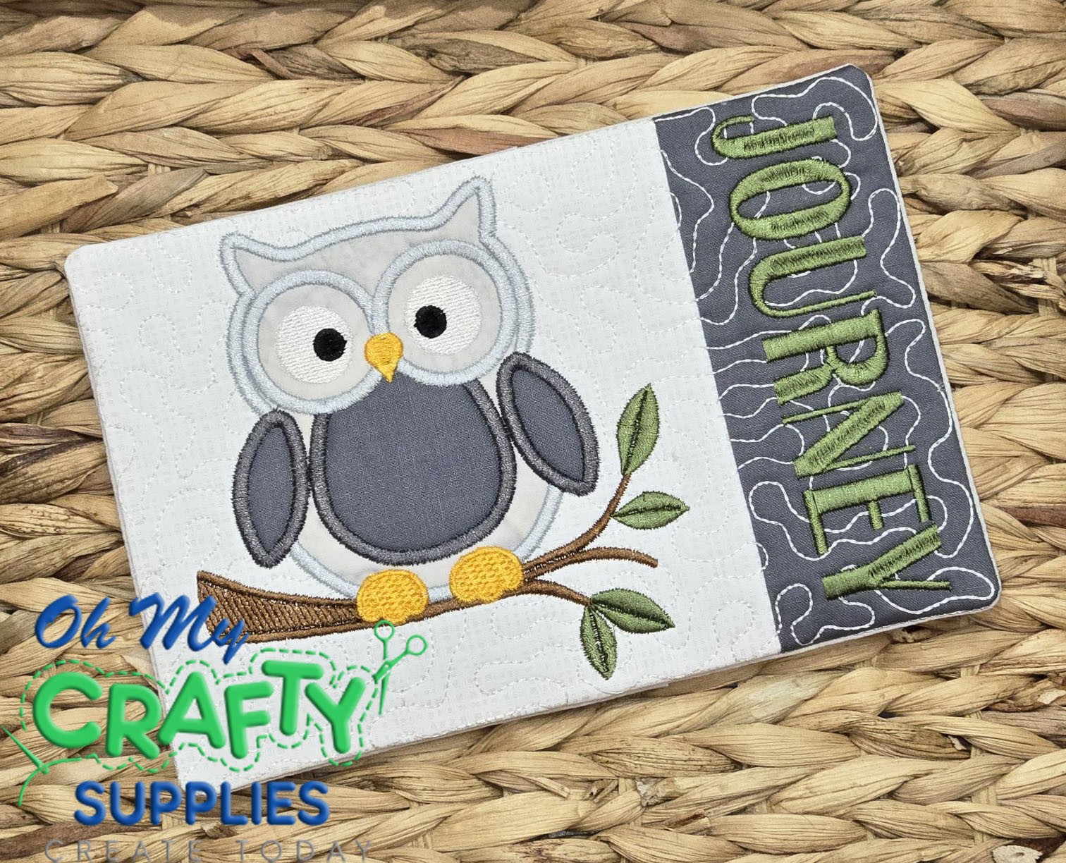 Owl Mug Rug Embroidery Design (MRP)