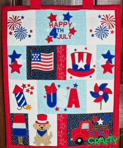 July 4th Wall Hanger – A Patriotic In-the-Hoop Celebration!