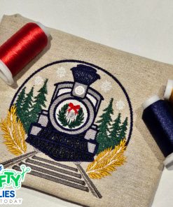 Holiday Train 1122 Embroidery Design