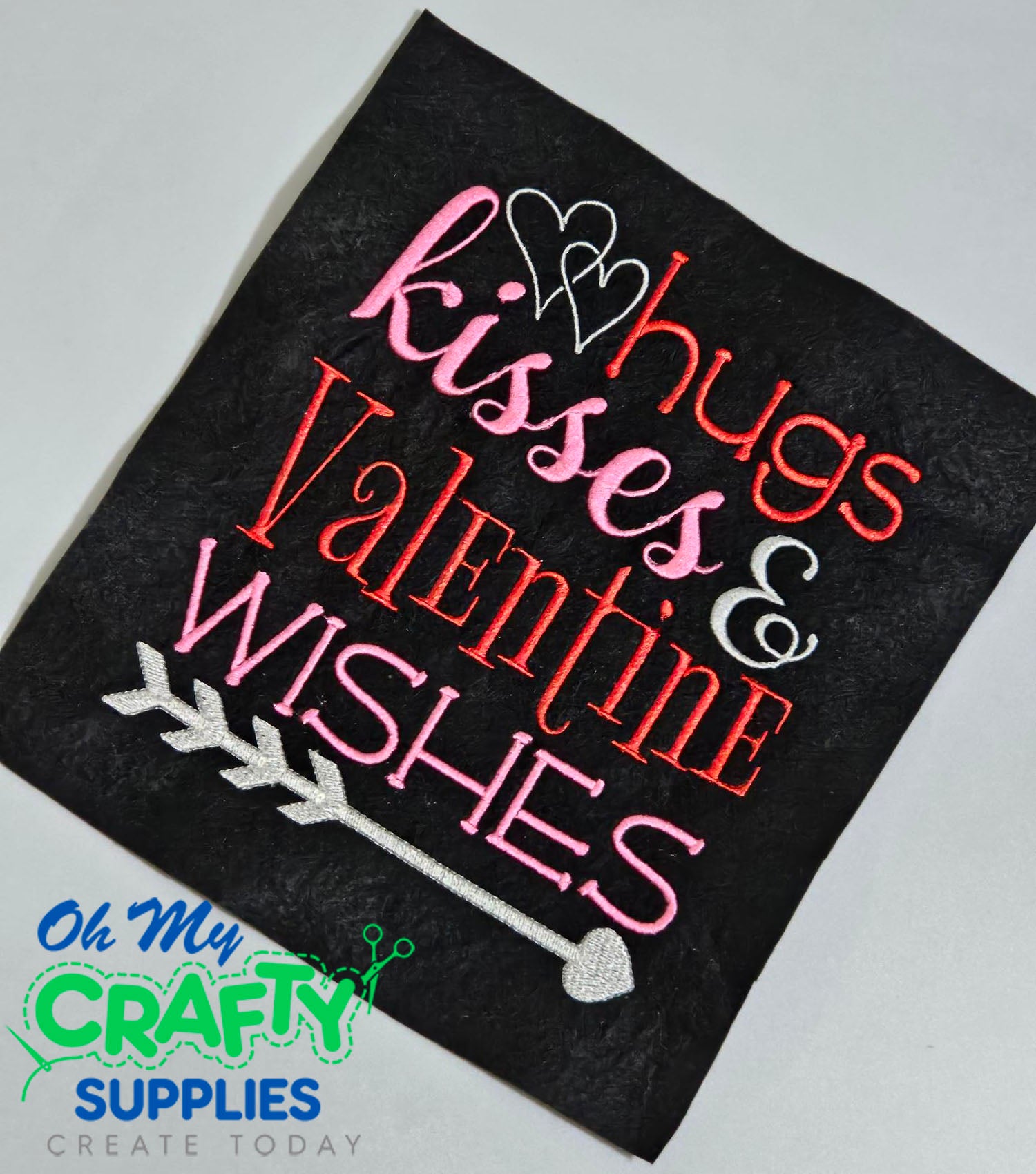 Valentine Wishes Embroidery Design
