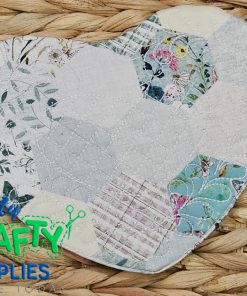 Heart Shaped Mug Rug Embroidery Design (MRP)