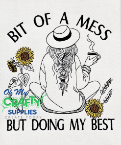 Bit of a mess Embroidery Design