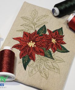 Poinsettia 924 Embroidery Design