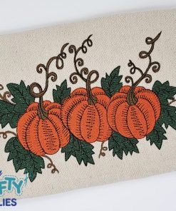 Pumpkin Trio 9221 Embroidery Design