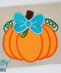 Pumpkin Applique Embroidery Design