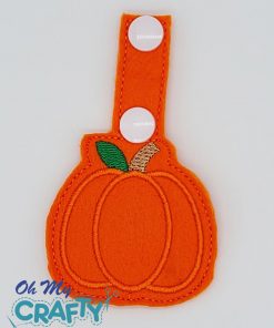 Pumpkin 21 Key Fob Embroidery Design