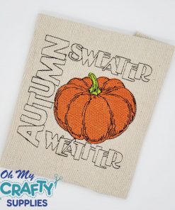 Sweater Weather Embroidery Design