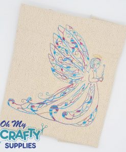 Winter Angel Embroidery Design