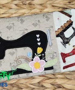Sewing Machine Mug Rug Embroidery Design (MRM)