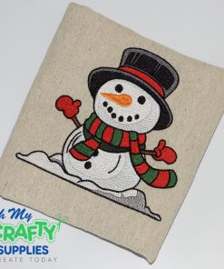 Classic Snowman 918 Embroidery Design