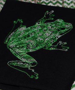 Henna Frog Embroidery Design