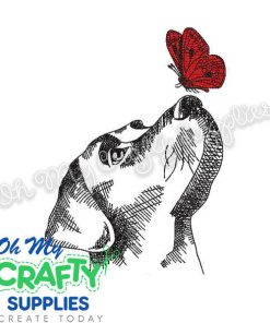 Sketch Lab with Butterfly Embroidery Design