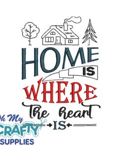 Home is Where 1031 Embroidery Design