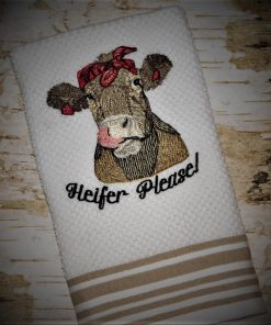 Heifer Sketch Stitch Embroidery Design