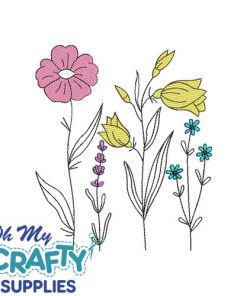 Floral 3422 Embroidery Design