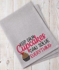 Keep Calm Cupcakes Embroidery Designs