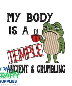 ANCIENT & CRUMBLING Embroidery Design