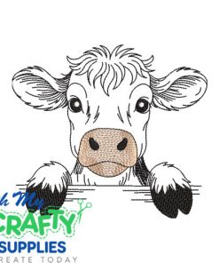 Barnyard Peek-a-Moo Embroidery Design