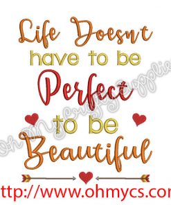 Beautiful Like Embroidery Design