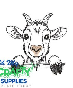 Billy Peekin' Embroidery Design