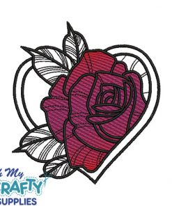 Blended Heart 1229 Embroidery Design