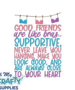 Bra Friends 6122 Embroidery Design