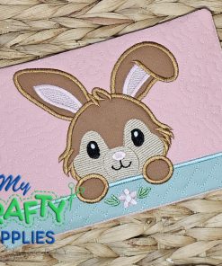 Bunny Mug Rug Embroidery Design (MAD)