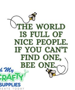 Can't find one Bee one Embroidery Design