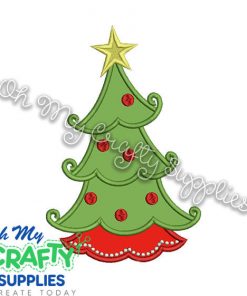 Christmas Tree Applique Design