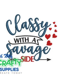 Classy Savage 25 Embroidery Design
