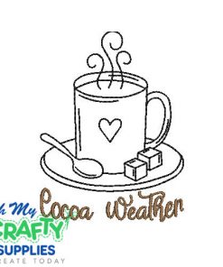 Cocoa Weather 1020 Embroidery Design