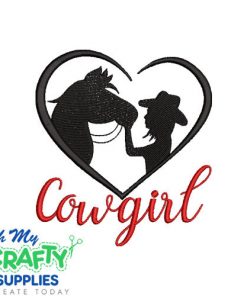 Cowgirl 713 Embroidery Design
