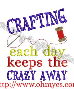 Crafting Each Day Embroidery Design