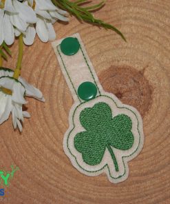 ITH Shamrock Key Fob Embroidery Design