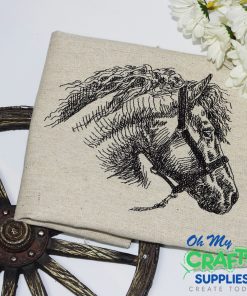 Sketchy Horse Embroidery Design