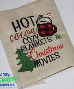 Hot Cocoa Movies 1110 Embroidery Design