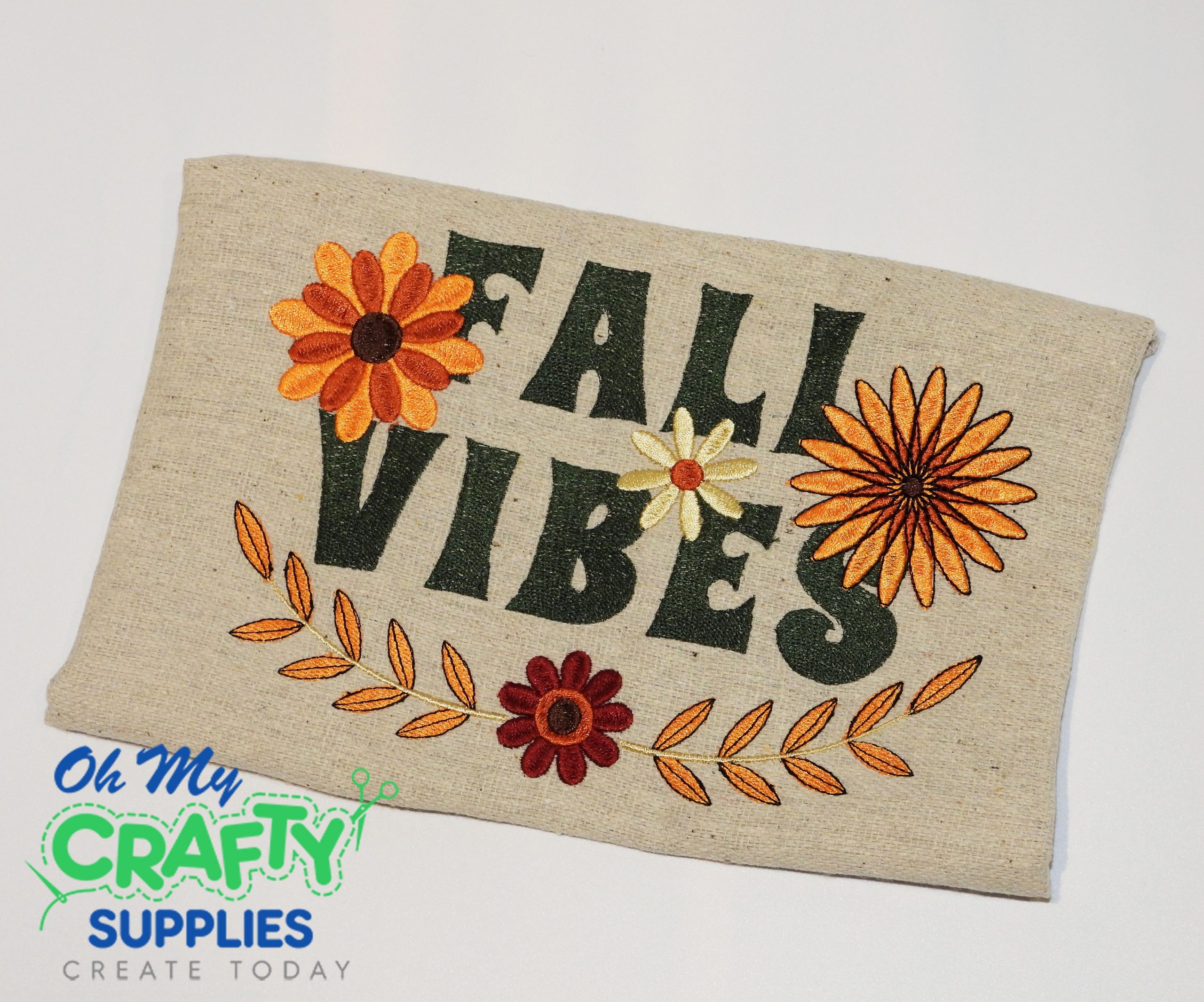 Fall Vibes 92923 Embroidery Design