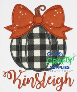 Cute Pumpkin 24 Applique Embroidery Design