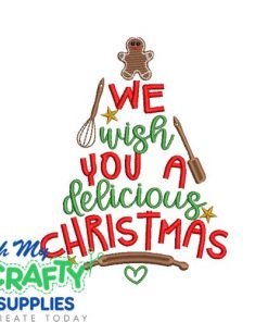 Delicious Christmas Embroidery Design