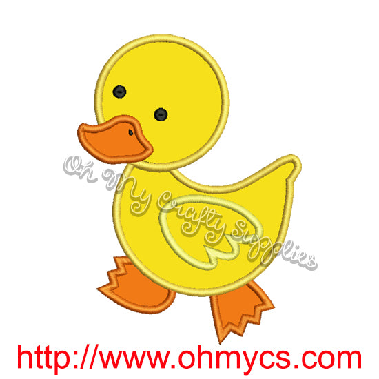 Ducky Applique Design