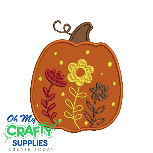 Elegant Pumpkin 816 Applique Embroidery Design