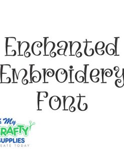 Enchanted Embroidery Font (BX Included)