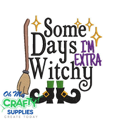 Extra Witchy Embroidery Design