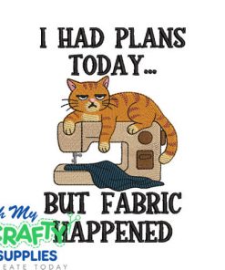 Fabric Happened Embroidery Design